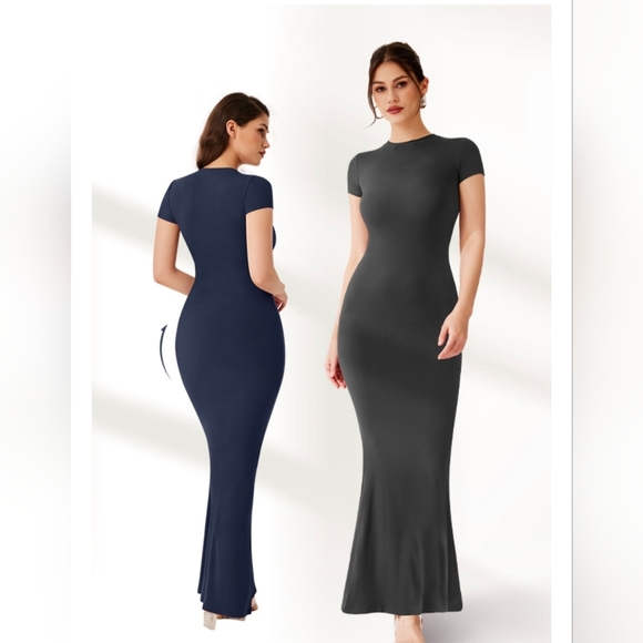 REORIA Crew Neck Lounge Maxi Dress #1029 - Picture 11 of 11